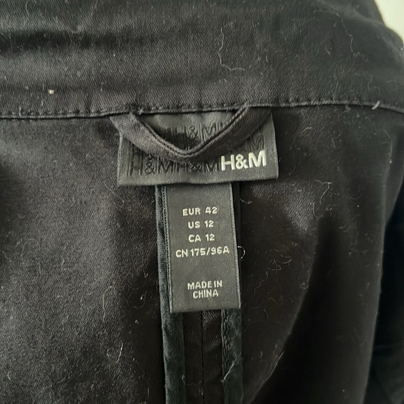 H&M Rain Jacket in Black US 12 EUR 42 - Picture 5 of 6